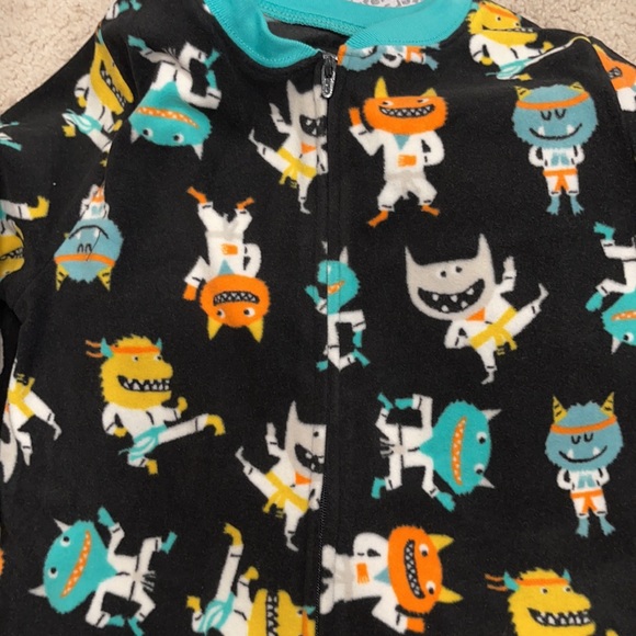 NWT Carter’s Fleece Footed Pajamas - Picture 9 of 11